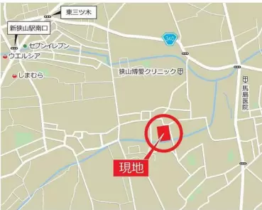 埼玉県狭山市大字青柳の倉庫